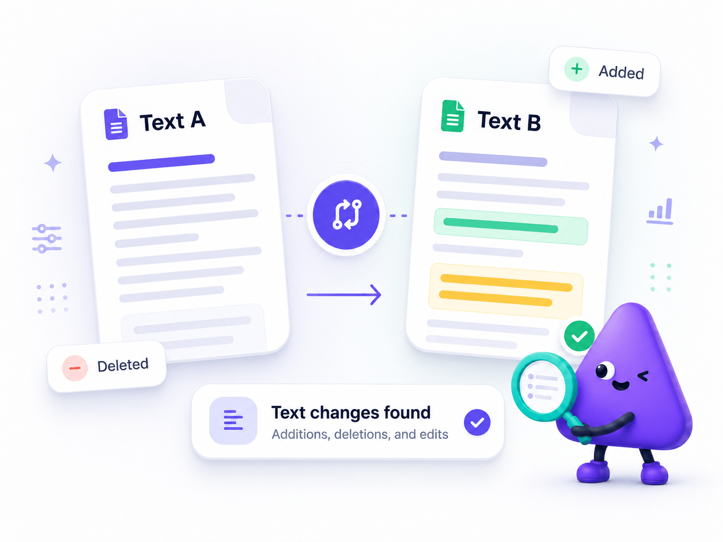 Text Compare Illustration