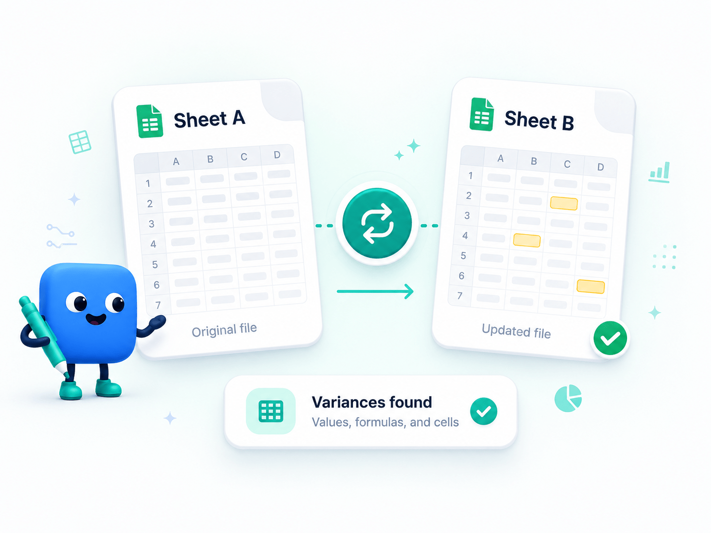 Spreadsheet Compare Illustration