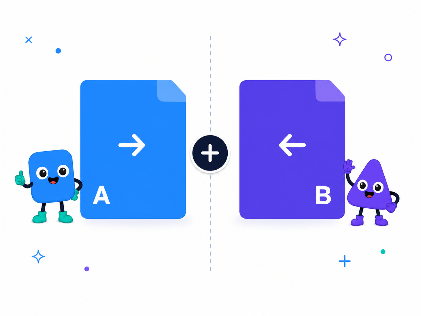 Merge PDFs Illustration